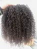 ブラジルの人間の処女のレミーの髪の変態な巻き毛の毛深い髪の伸縮性二重描画髪の伸びが発生しない自然な黒い色