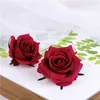 50 Pcs Autumn Rose Head Flores Artificiais Home Decor Simulação Realista Flores De Seda Para O Casamento Suprimentos Rose Tracery Parede