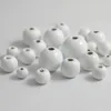 NY332 White Natural Wooden Round Ball Spacer Beads For Jewelry Making DIY 6 8 10 12 14 16 18 20 25MM Round Wood Beads White Wood B307v