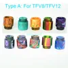 810 510 Thread Epoxy Resin Wide Bore Drip Tip Mouthpiece Vape Drip Tips for TFV8 Baby TFV12 Prince TFV8 Big Baby Atomizer 528 10pcs