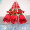 Fiori artificiali popolari Multi colori Amore Sapone Rosa Simulazione Fiore Bagno Bagno Corpo pulito Bouquet per regalo di San Valentino 0 6dz BB