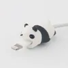 Cute Animal Bites Cartoon USB Charger Cable Winder Data Cable Cord Protector Protective Organizer for iphone USB Cable