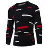 Sweater Pullover Men Marca Masculino Casual Moda Mulit Moda Simples Confortável Hedging O-Gobes Men do Sweater