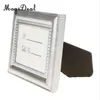 Magideal Piccolo Vintage 2.8 * 1 pollice Photo Frame Style Place Nome Card Carta da tavolo da sposa Porta carte da tavolo Argento / Gold-Great Regali