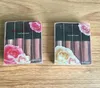 새로운 뜨거운 아름다움 누드 사랑 에디션 Lipgloss 액체 매트 미니 립스틱 세트 4pcs / 세트 핑크 누드 뷰티 립스틱 DHL 배송 + 선물