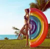 Inflatable Rainbow Swimming ring water Pool Float Rainbow for Adult Tube Raft Kid Swimming Ring Summer Water Toy