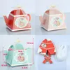 New Royal Teapot Candy Box Afternoon Tea Party Cookies Gift Box Wedding Party Favors Boxes European Style