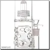 Shishas Giant Glass Bong in vier Farben, Wabenperforation und Vogelkäfig-Perc-Wasserpfeifen-Dab-Rig