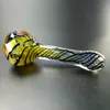 Artful Designs Glass Water Pipes Spoon Shaped Smoking Pipe Mini Smoking Bubbler Pocket Bongs Wholesale Free Ship Hookahs