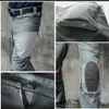 Mege Brand Army Pants Męskie ubranie w Urban Combat Spodnie Multi Pockets Unikalne spodni tkanina ripstop tkanina