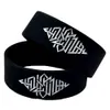 OneBandaHouse Bulk Cheapest 1 Inch Wide Custom Silicone Wristband Bracelet