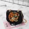 Kids designer Handbags Lovely Cute Tiger Head Mini Purse Shoulder Bags Teenager Girls Candy Messenger Bag Christmas Gifts For Baby6997462