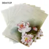 10 pcs 17.5*12.5cm Lotus Vintage Blank Translucent Vellum Envelopes Diy Ovely Gift Love Letter Stationery