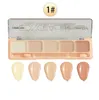 Nieuwe Collectie Basis 5 Kleur Contour Concealer Makeup Moisturizer Foundation Concealer Cover Skin Cream Face Maquiagem