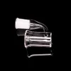 Evan Shore Quartz Banger 3mm tjock botten 25mm XL Beveled Edge Reting Nails hink 14mm 18mm Manlig kvinna för glasbong