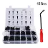 Nieuwe 415 Stks Plastic Auto Voertuig Body Push Pin Klinknagelbevestigingen Trim Clips Autoreparatie Assortiment Kits Automobiel Deur Panel Bevestiging