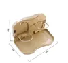 Nuovo 1 Pz (Beige) Portabicchieri per auto Tavolo pieghevole Porta detriti Forniture automobilistiche Scaffale per seggiolino auto Scaffale nei posti Contenuto del negozio