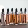 Hot Makeup Clearance 6 colors Face Highlighter makeup Glow COVER Custom Enhancer drops 15ml liquid Highlighters Cosmetics DHL shipping.