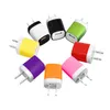 Nokoko Carger Carger Adapter dla iPhone X Galaxy S8 Plus 5 V / 1A Kolorowe US ​​UE Porty Mini Home Zasilacz bez pakietu