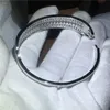 Choucong Prestiżowa Bransoletka Pinces Cut Diament S925 Silver Wypełnione Party Weddel Bransoletka dla kobiet Moda Accessaries