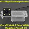 HD CAR CCD 4 LED Night Vision Reverse Backup Parkering Vattentät bakifrån kamera för VW Polo V 6R Golf 6 VI Passat CC Magotan276z