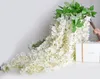 1,6 Metr Sztuczny Kwiat Jedwabny Wisteria Rattan Rattan Do Ślubnych Centralne Dekoracje Bukiet Garland Home Ornament