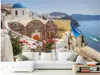 3d behang custom 3d muurschildering behang mediterrane Egeïsche zee home decor woonkamer muur bedekkende tv achtergrond 3D muurschildering behang papier