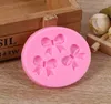 Silicone cake mould bowtie fondant molds non stick handmade chocolate mold 3D silicone baking mold cake decoration soap mold SN1299