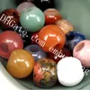 30Pcs New 14mm Smooth Round Well Polished Natural Unakite Jasper India Agate Sodalite Stone Semi Precious Gemstone Loose Beads with 5mm Hole