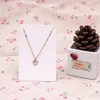 High Quality 200Pcs/lot 6x9cm Kraft Jewelry Cards Paper Earrings Card Necklace Display Packaging Card Tags Can Custom