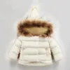0-7 anos de idade bebê inverno casacos jaquetas meninos meninas plugue de mão de algodão de algodão-acolchoado crianças inverno para baixo jaqueta fábrica custo barato atacado