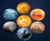 10 stks / partij 30 cm maat zonne maan noctilucan muursticker gloeiende planeten muurstickers Decals voor kinderen kinderkamer