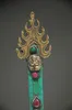 티베트 불교 TURQUOISE 브론즈 손으로 일 불교 신화의 도구
