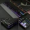 K28 87 Chaves Mechanical Gaming Keypad Board Pad com 10 modos de retroiluminamento interface USB Restrepable Hand Rest para computador3392868