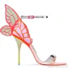 Sophia Webster Wedding Bride Pumps Genuine leather Butterfly high heels Ladies Summer Sandals vangeline Angel-wing Gladiators