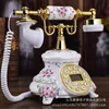 Teléfono antiguo europeo Admiral, teléfono fijo antiguo, teléfono retro americano creativo de línea fija, teléfono de jardín de moda
