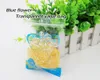 12*20cm Blue flowers Transparent plastic bag Food packing storage plastic bags Self sealing bag Reusable Spot 100/ package