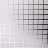 45 x 200cm PVC Frosted Glass Window Film Privacy Frost Modern Squared Self-adhesive Sticker for Bathroom