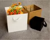 Flores de frutas bonsai saco de papel de embalagem de cozimento com punho quadrado inferior saco de presente de papel Kraft wen7049