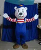 2018 Usine vente hot Bear Mascot Costume Funny Bear Cartoon Mignon Bébé Ours Caractère Livraison Gratuite