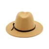 Herrhatt för Gentleman Wide Brim Jazz Church Cap Band Wide Flat Brim Hattar Snygg Trilby Panama Utomhushattar