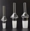 Högkvalitativ kvartspetsdropptips Domeless Quartz Nail 10mm 14mm 18mm Invertered Nail For Collectors Kit Concentrate Pipes6491311