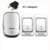 CACAZI Plug-in Wireless Door Bell Waterproof 2 Outdoor Transmitter + 1 Indoor Receiver Smart Wireless Doorbell