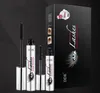 fibra di seta magica DDK Mascara trucco 2 pezzi / set estensione ciglia allungamento volume fibra 4D mascara didicat cosmetici spessi