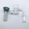 Narghilè 7.5 "Becher in vetro spesso Pyrex Bong Dab Rig con 3mm Flap Top Quartz Banger / Bowl Piece 14mm Female Recycler Water Pipe