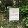 Bandera de jardín de lino en blanco, pancarta de jardín de arpillera de poliéster, bandera decorativa para jardín para bordado y sublimación, 12x16 pulgadas6524502