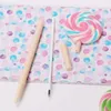 1PC Cute Candy Style Lollipop Ballpoint Pen Kawaii Ballpoint Pens for School Stationery Office Stationery Supplies