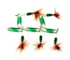 LENPABY 10 pcs Coq Queue Spinner Appât Leurre avec Lame De Saule Peinte pour Basse Truite 6 cm 2 36 4 7g249W