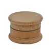 Natural Wood Grinder 3 Layer Natural Wooden Cigarette Tobacco Herb Grinder High Quality Smoke Crusher Hand Muller