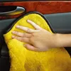 Duurzaam Super Dikke Pluche Microfiber Auto Reinigingsdoek Auto Washanddoek Willekeurig Kleur